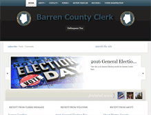 Tablet Screenshot of barrencountyclerk.com